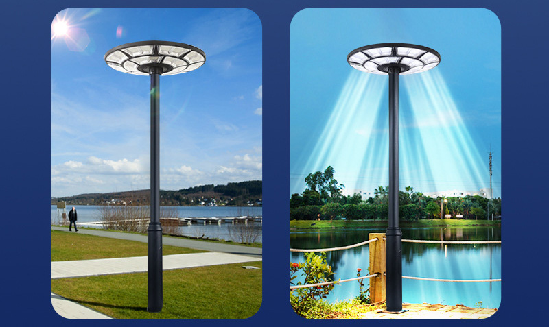 All in one solar garden light