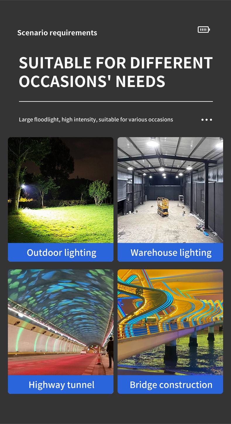 Portable Rechargeable 50w 100w 200w 300w Ip65 Outdoor Waterproof Led Solar Flood Light