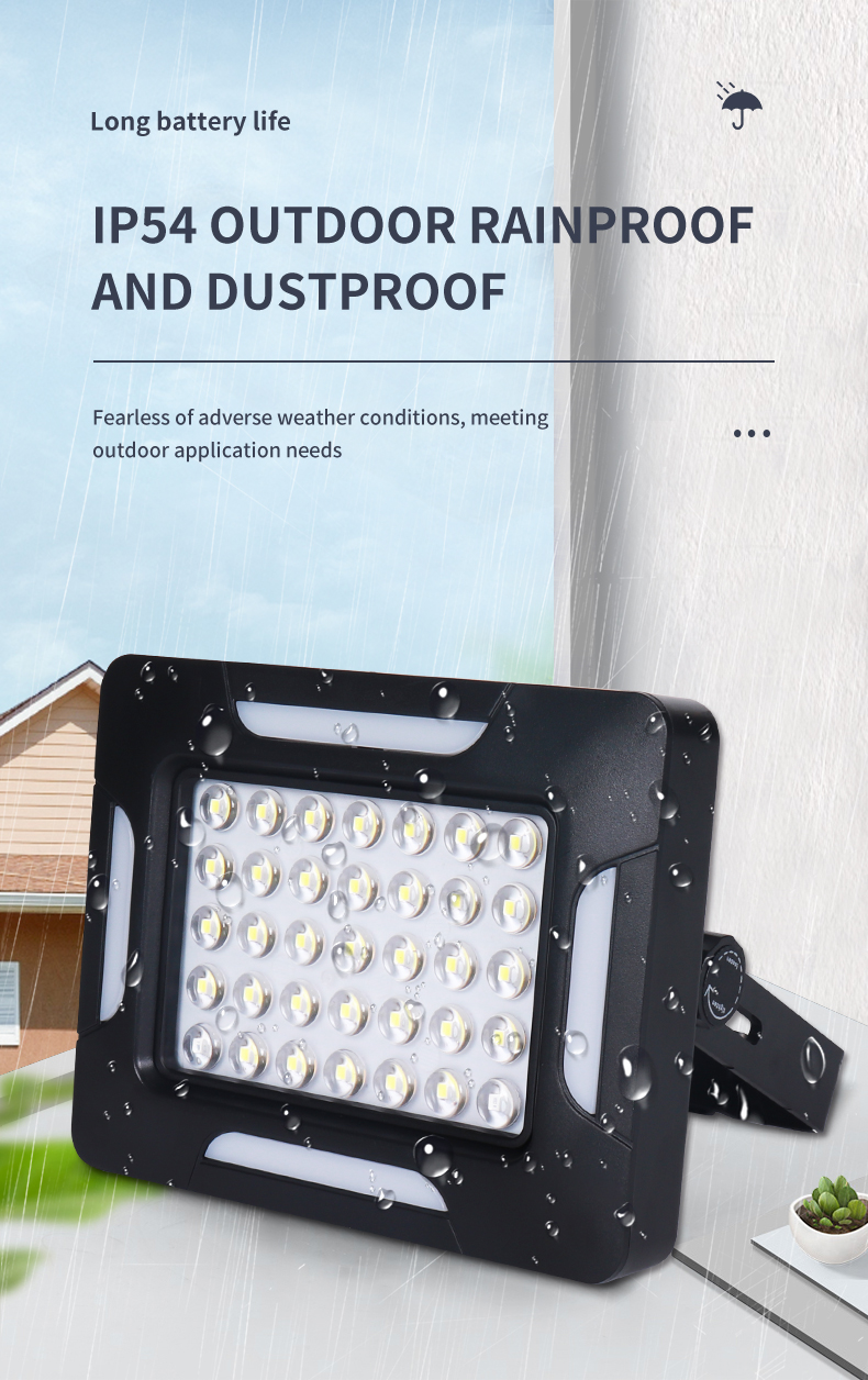 New LED Solar Charging Camping Light Outdoor Emergency Portable Floodlight Household Emergency Lighting Night Market Light