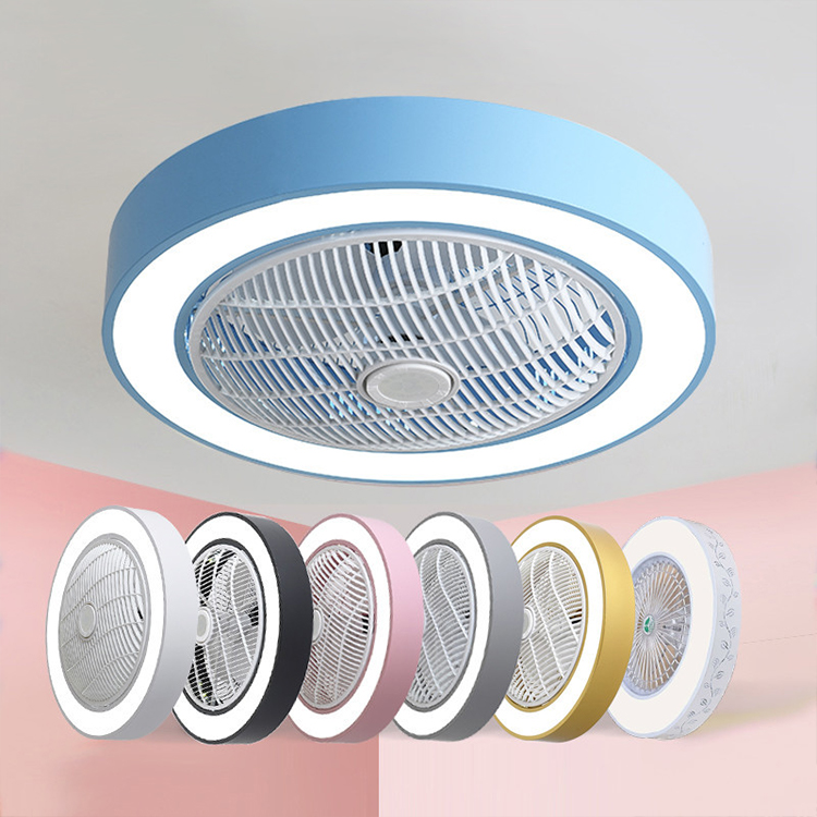 Dimmable Remote Control Acrylic LED Ceiling Fan Light CL750picture2
