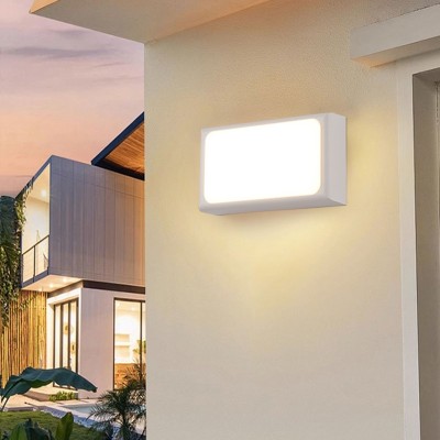Square Aluminum 18W Modern LED Outdoor Wall Lamp WL2280picture3