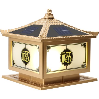 Solar LED Door & Wall Pillar Light PLR1500picture1