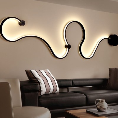 Postmodern Modern TV Background Art Decoration Wall Lamp WL2500picture7