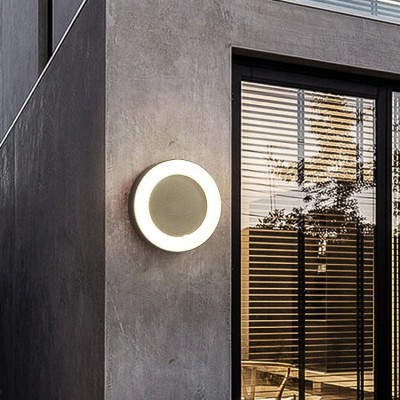12W 18W Round Square Modern Courtyard LED Wall Lamp WL3070picture7