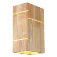 Decoration Bedroom Bedside Luxury Wooden E27 LED Wall Lamp WL3100