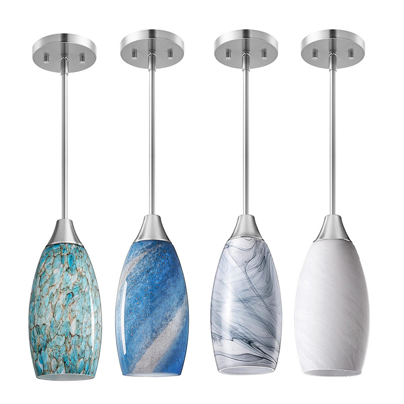 Clear Glass Shade Modern Colorful Pendant Light PEN1050