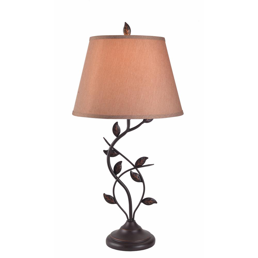Retro Leaf Design Art Table Lamp DTL2280