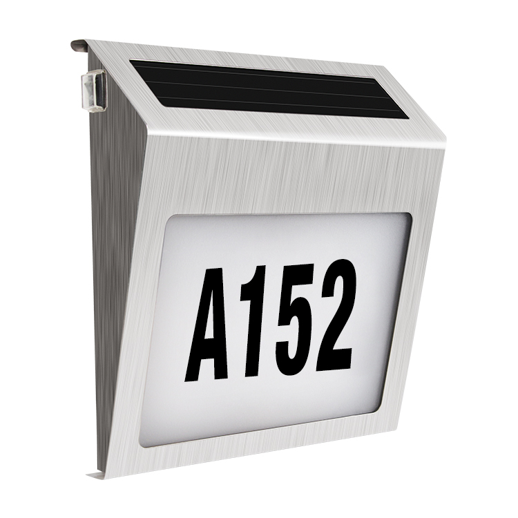 Flashing Wall-Mounted Solar House Number Address Door Light DPL300
