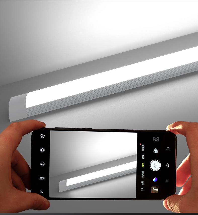 Zho<i></i>ngshan Best Selling LED Slatted Lamp 20W 40W Fixed Ceiling Lamp Is Suitable for Office Kitchen Living Room