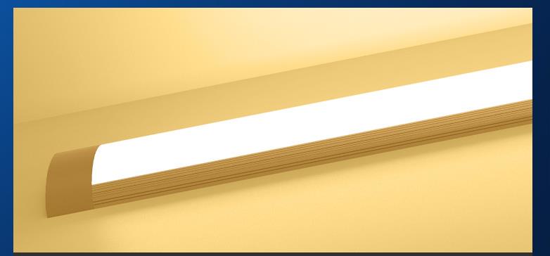 Zho<i></i>ngshan Best Selling LED Slatted Lamp 20W 40W Fixed Ceiling Lamp Is Suitable for Office Kitchen Living Room