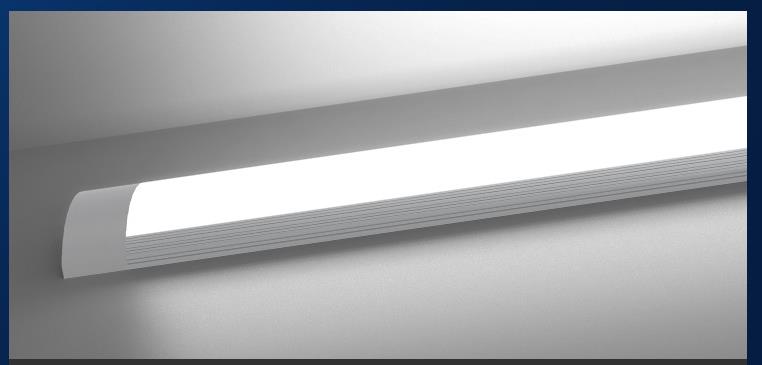 Zho<i></i>ngshan Best Selling LED Slatted Lamp 20W 40W Fixed Ceiling Lamp Is Suitable for Office Kitchen Living Room
