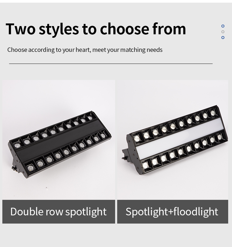 2024 Modern LED Track Light Tunable Spot Adjustable Direction Lamp for Supermarket Superb Linear Track Lighting