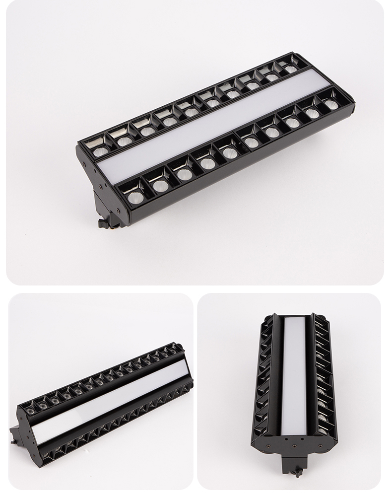 2024 Modern LED Track Light Tunable Spot Adjustable Direction Lamp for Supermarket Superb Linear Track Lighting