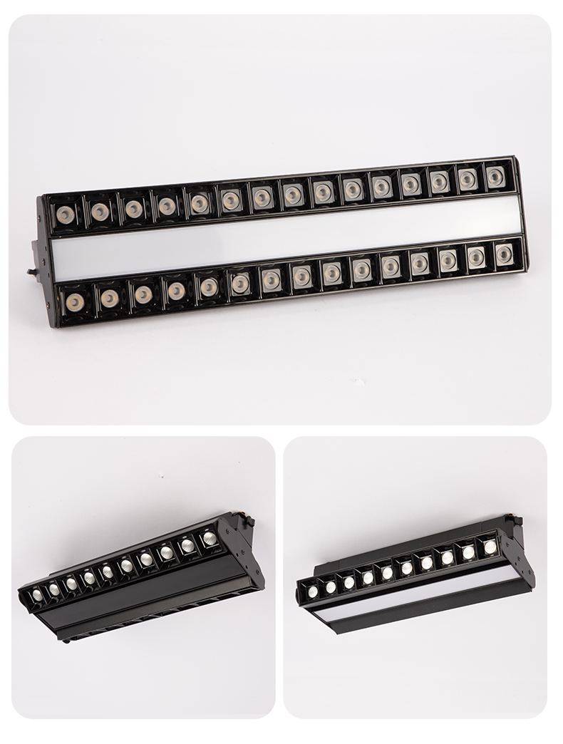 2024 Modern LED Track Light Tunable Spot Adjustable Direction Lamp for Supermarket Superb Linear Track Lighting