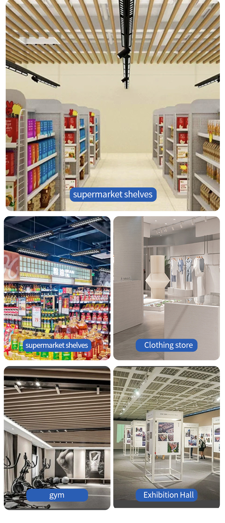 2024 Modern LED Track Light Tunable Spot Adjustable Direction Lamp for Supermarket Superb Linear Track Lighting