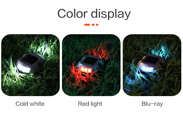 New Flat Ground Solar Lights Power LED Outdoor Road Light Driveway Pathway Dock Path Ground Step Light for Highway Use