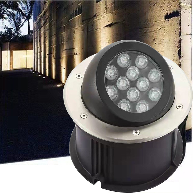 IP67 Aluminium Die Casting Asymmetric LED Ground Light  Waterproof Outdoor Garden Path Spot Recessed Landscape Underground Light
