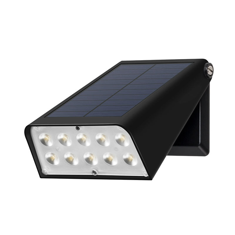 Mini LED Solar Garden Lights Waterproof IP65 Wall Mounted Decorative Lighting Wireless Battery Solar Panel Power Supply Plastic
