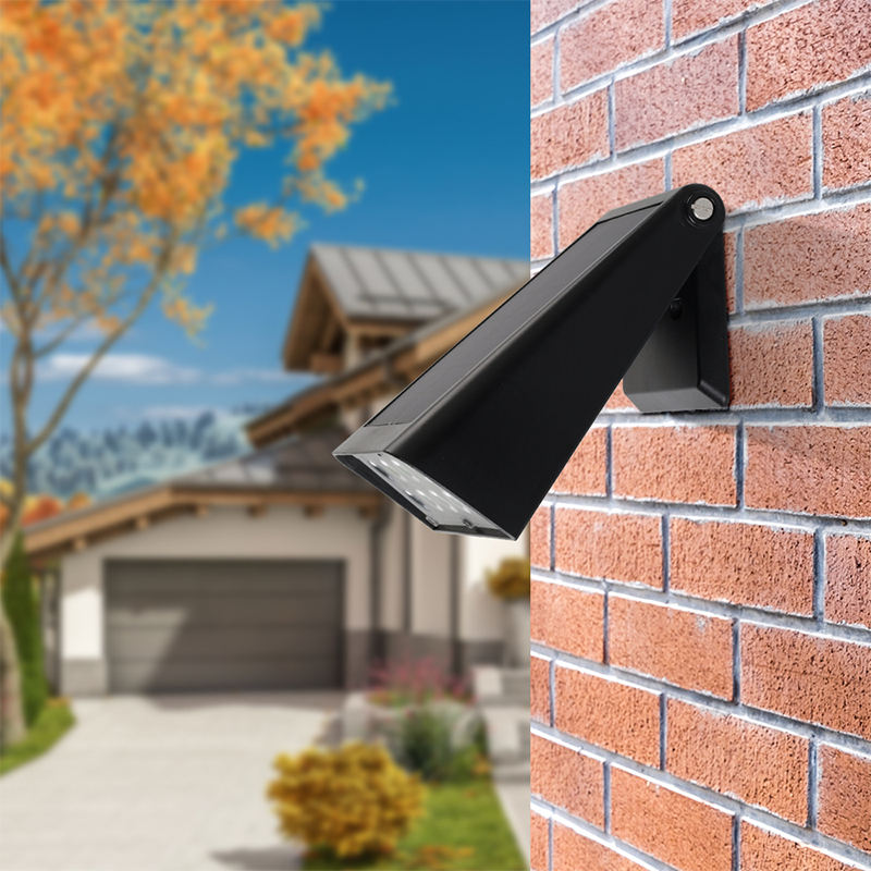 Mini LED Solar Garden Lights Waterproof IP65 Wall Mounted Decorative Lighting Wireless Battery Solar Panel Power Supply Plastic