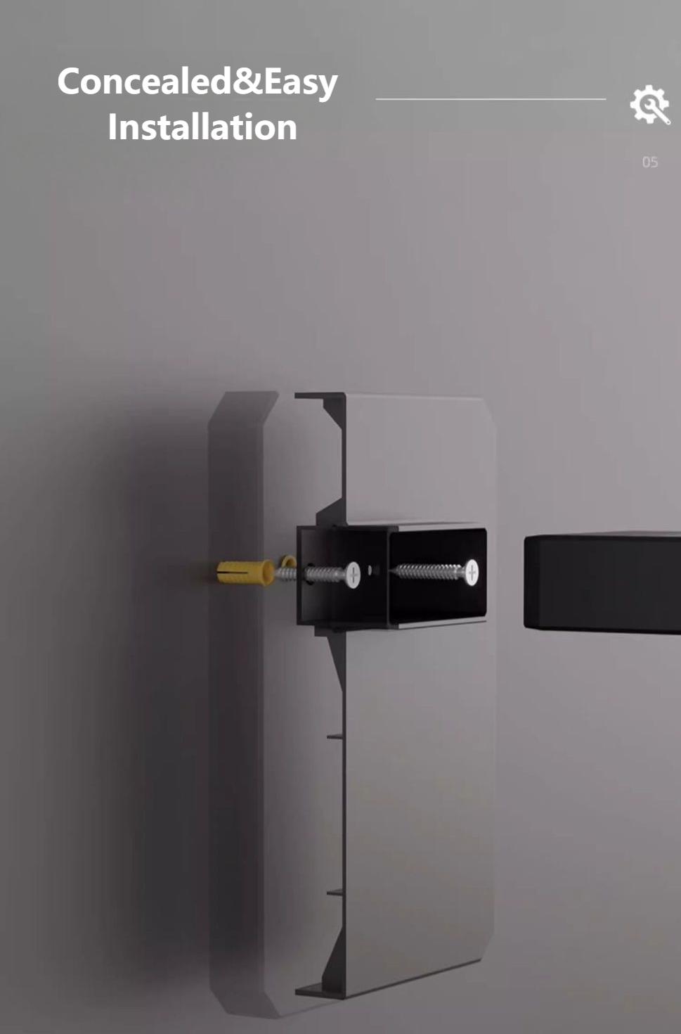 Modern Simple Small Sizes Solar Garden Light IP65 LED with Warm White Light for Exterior Wall Corridor Balcony