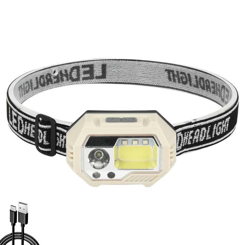 Adjustable Headlamp Rechargeable 1-Pack Super Bright LED Head Lamp Outdoors Flashlight