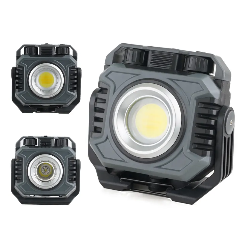New Cob Working Lights Built-in Battery Type C Charging Tent Light Portable Long-range Magnetic Inspection Lamp