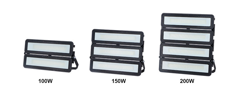 KCD Aluminum 3000k 220 Volt Module IP66 10000lm 100w 150w 200w 500w High Lumen Outdoor Co<i></i>nstruction Light LED Flood Light