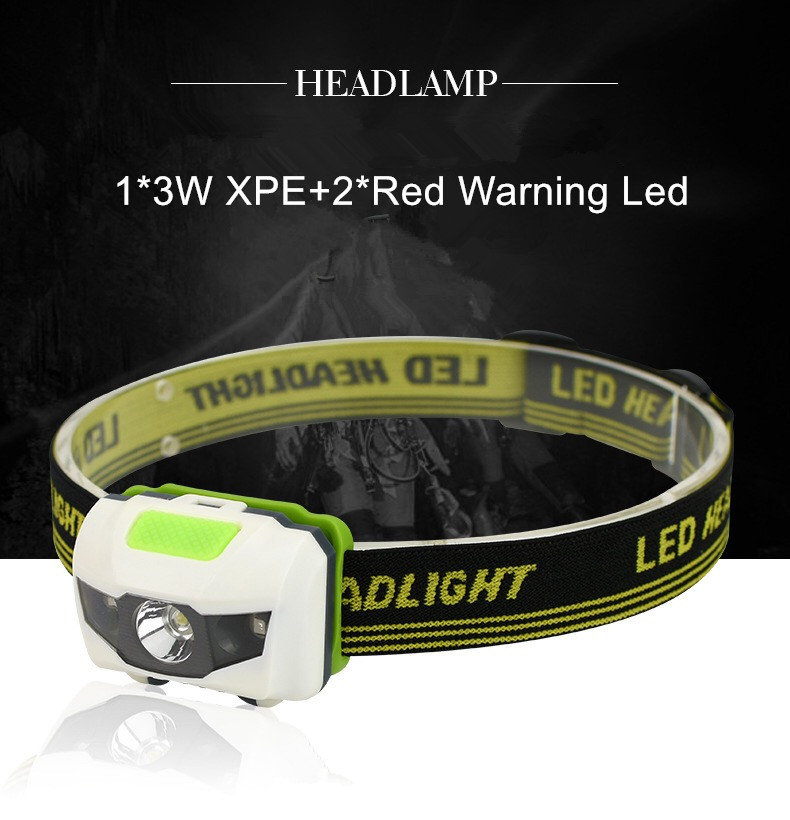 Ningbo Factory Good Price Aaa Type 3w+2 Red Oem Brand Light Led Lamp Torch High Power Head Flashlight