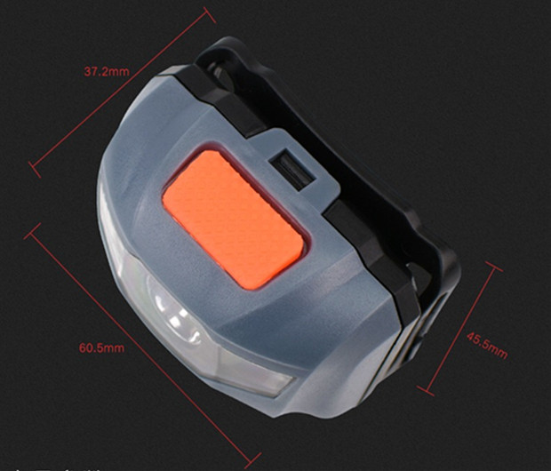 Ningbo Factory Good Price Aaa Type 3w+2 Red Oem Brand Light Led Lamp Torch High Power Head Flashlight