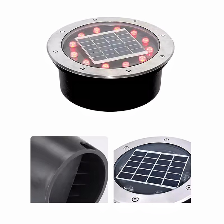 IP66 Remote 3000k 6000k Solar Garden Ground Lights 6W 8W 12W 18W 24W Solar Ground Light