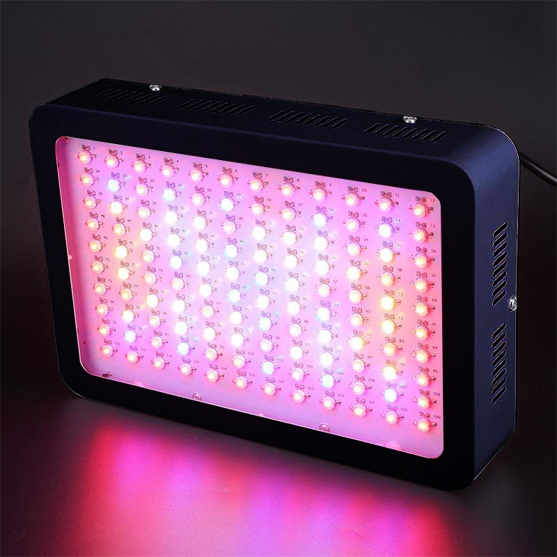 600W LED Grow Light with Adjustable 100W Switch Full Spectrum 3087 lm Aluminum Body Lunen Bloom for Plants