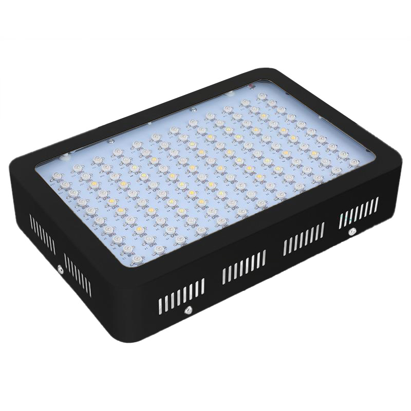 600W LED Grow Light with Adjustable 100W Switch Full Spectrum 3087 lm Aluminum Body Lunen Bloom for Plants