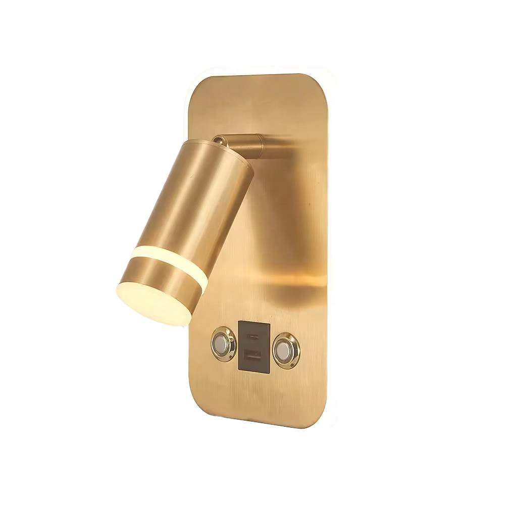 350° Rotate Touch Dimmable 3W USB Rechargeable LED Wall Lamp WL3530
