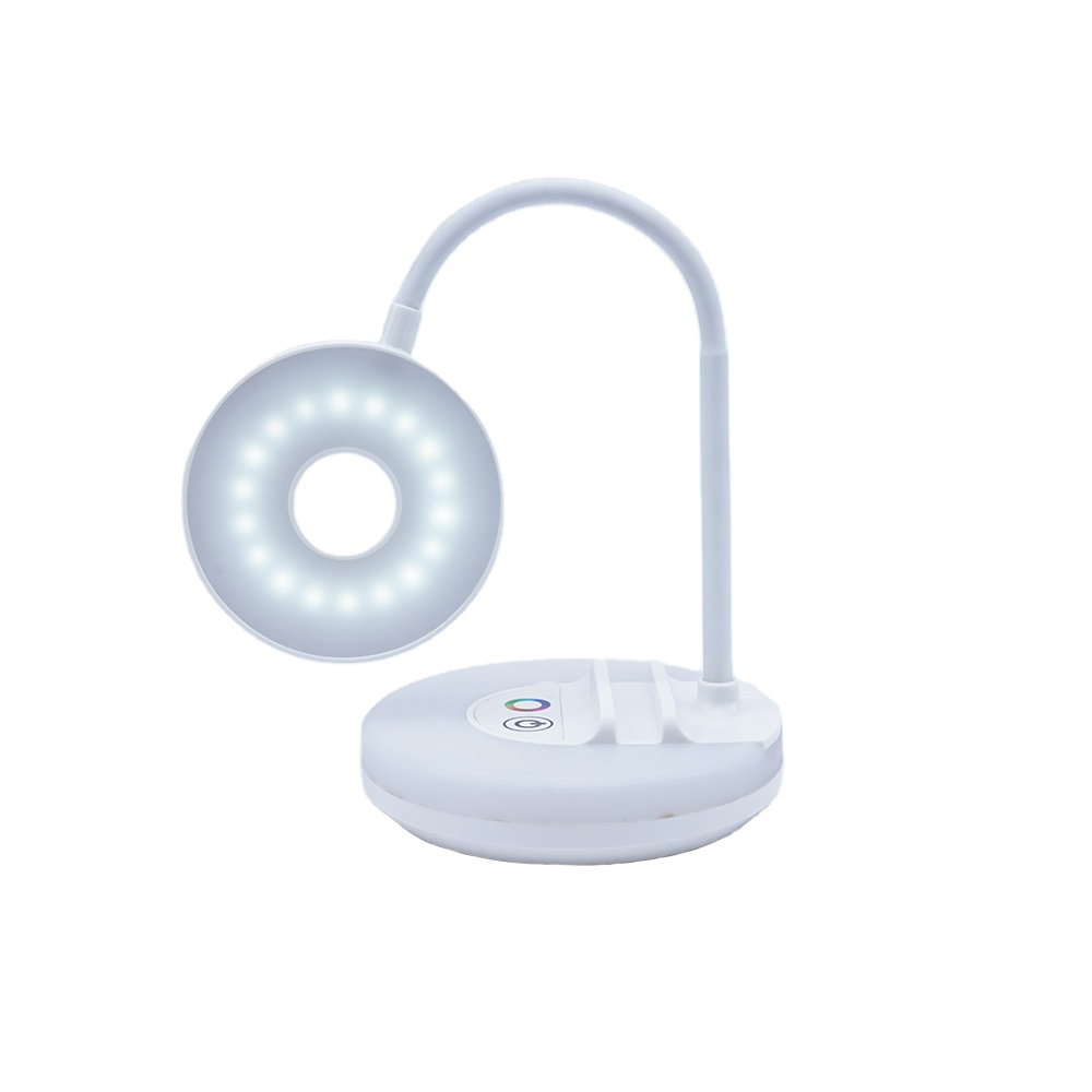 Modern RGB LED & Cordless Rechargeable Charging Desk Lamp DTL2350
