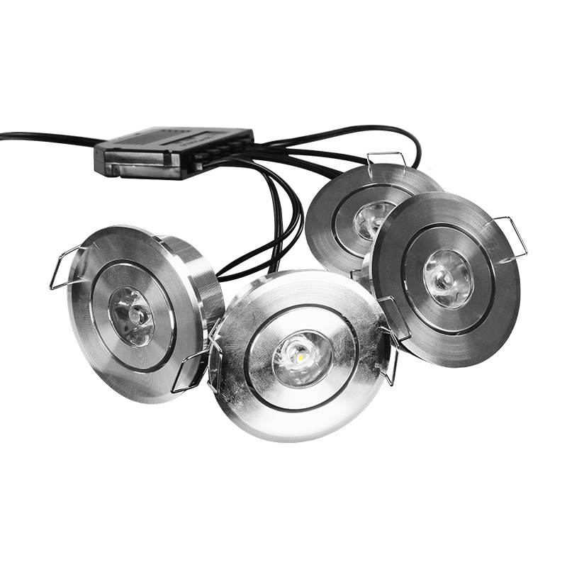 Modern 3w Aluminum Mini LED Spot Light Dimmable 30mm LED Downlight with Wireless Remote Co<i></i>ntrol for Smart Home Lighting