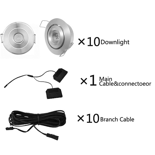 2023 Mini LED Downlight with Surrounds Remote Co<i></i>ntrol IP65 for Hotel Ceiling Lighting AC Power Supply Street Lights Category