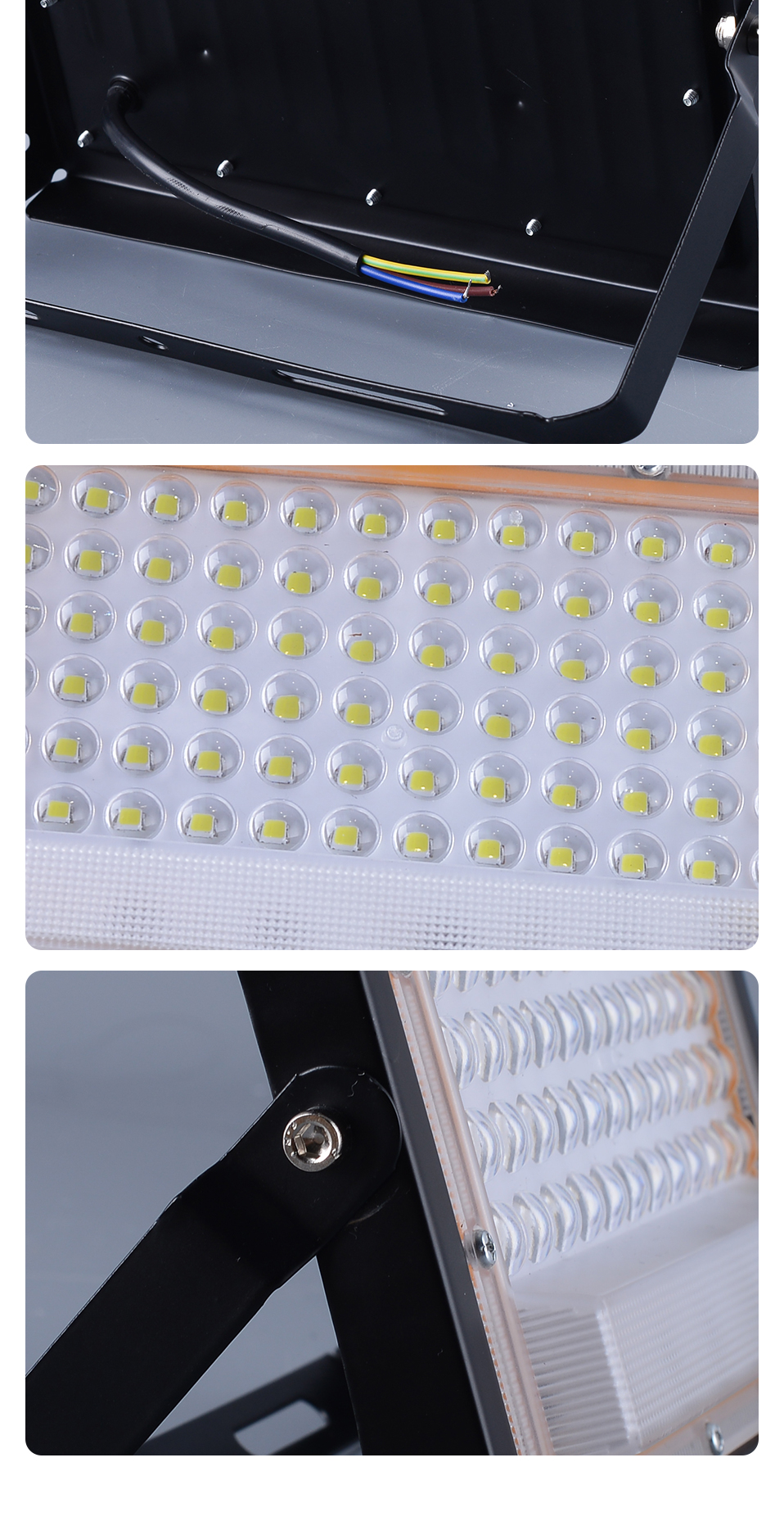 Dingdian 50W High Brightness  LED Floodlight AC185-265V Hot Sale Outdoor Wall-Mounted Iron Lamp for Garden & Street IP65 Rating
