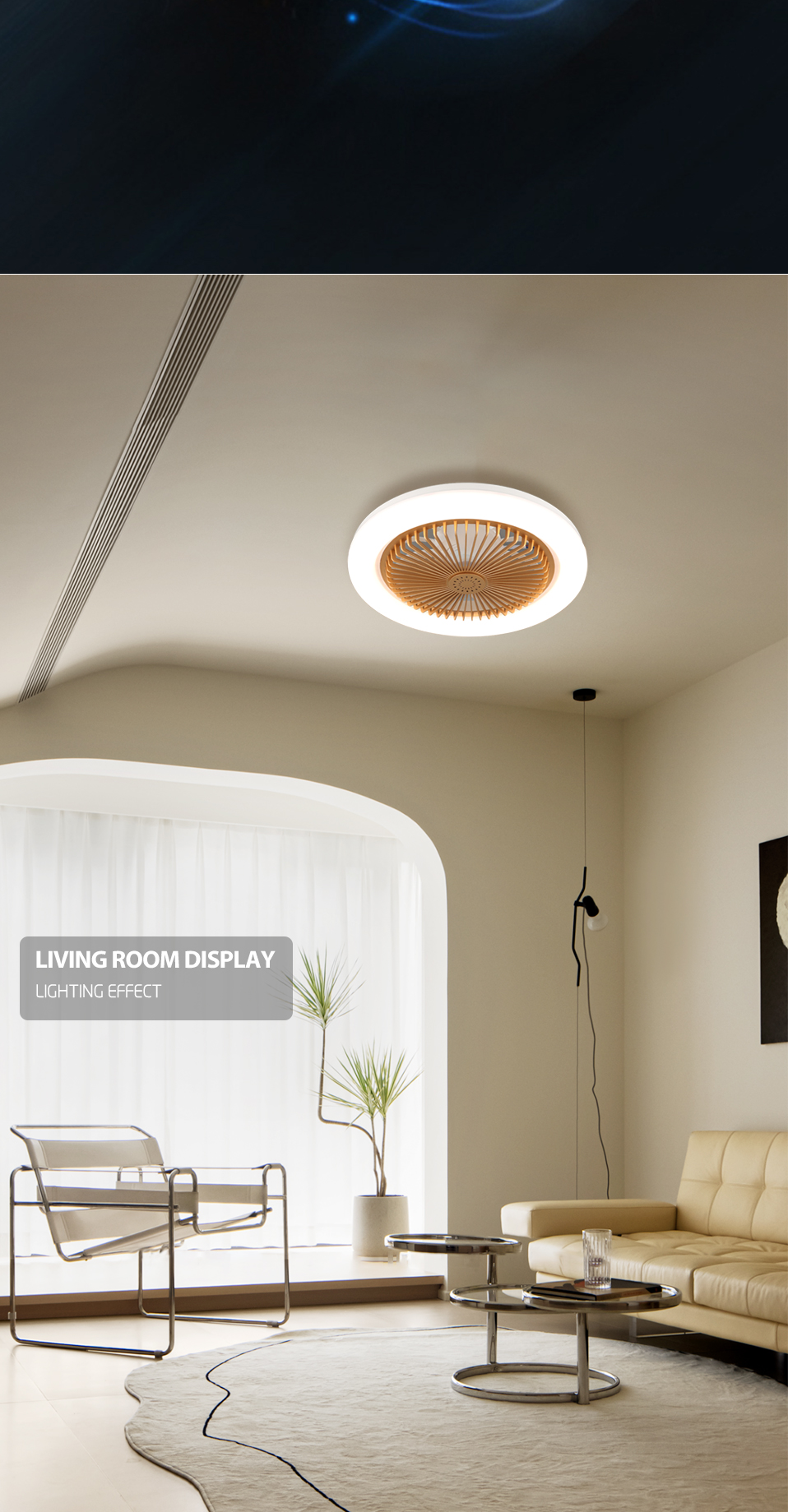 NEW Aromatherapy Ceiling Fans Light Wind Speed Led Ceiling Fan Modern AC110-265V 30W Dimmable 3 Color PC 80 Remote Co<i></i>ntrol 0.5