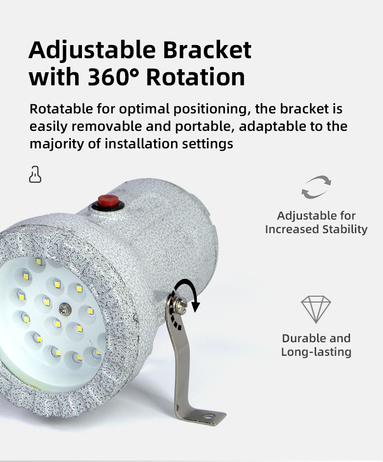 30W LED Explosion-Proof Light Waterproof IP66 Rating Durable and Versatile Lamp
