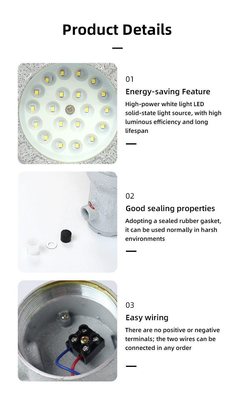 30W LED Explosion-Proof Light Waterproof IP66 Rating Durable and Versatile Lamp