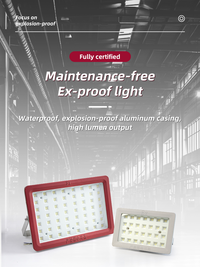 Factory Supplied Waterproof LED Light EX Explosion Proof Lamp with IP66 Rating