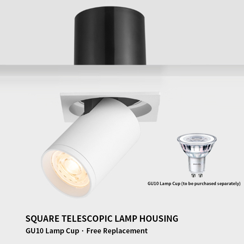 Modern Design GU10 LED Adjustable Downlight Aluminum Mini Spot Light for Home 220V Surface Mounted for Living Room & Hotel