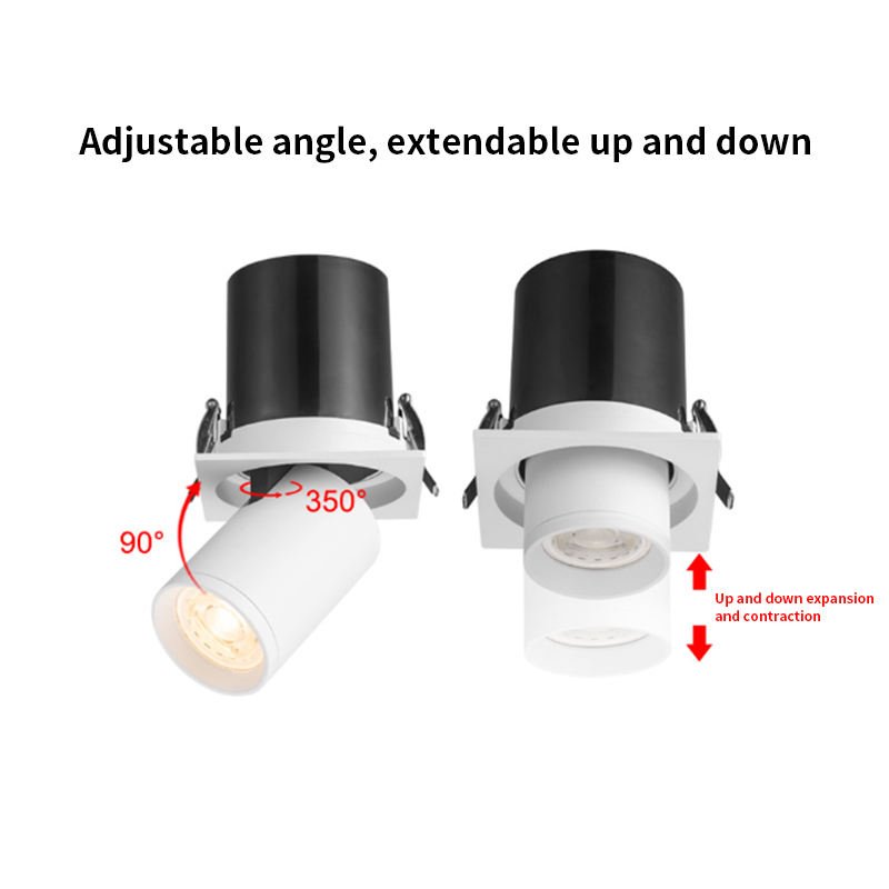 Modern Design GU10 LED Adjustable Downlight Aluminum Mini Spot Light for Home 220V Surface Mounted for Living Room & Hotel