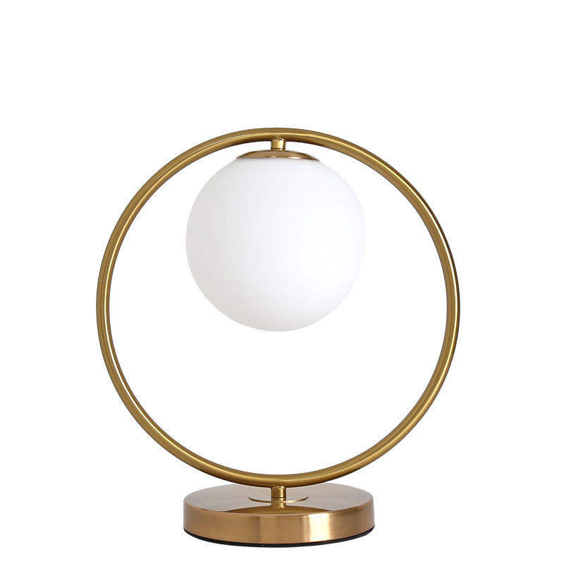 Room Decor Modern Glass Ball Gold Table Lamp DTL2380