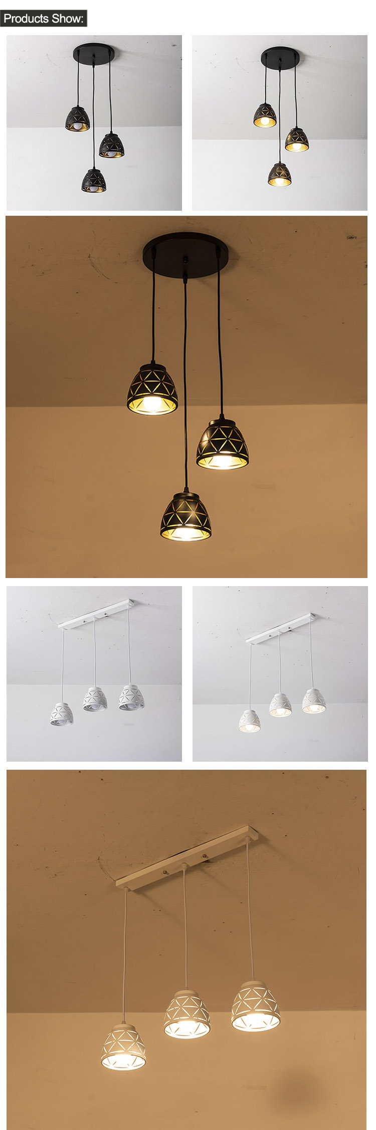Modern Simple Dining Room Pendant Lamp Kitchen Living Room Long Chandelier Home Office Lighting Decoration Urban Style Pendant