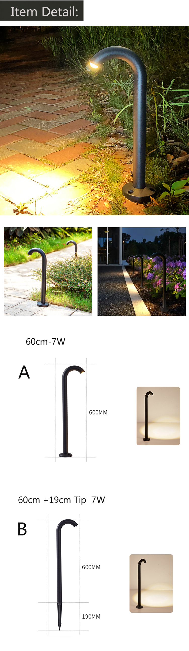 European Antique Outdoor Aluminum LED Lawn Lamp Modern Waterproof Street Lighting Garden Decorative Power Poles