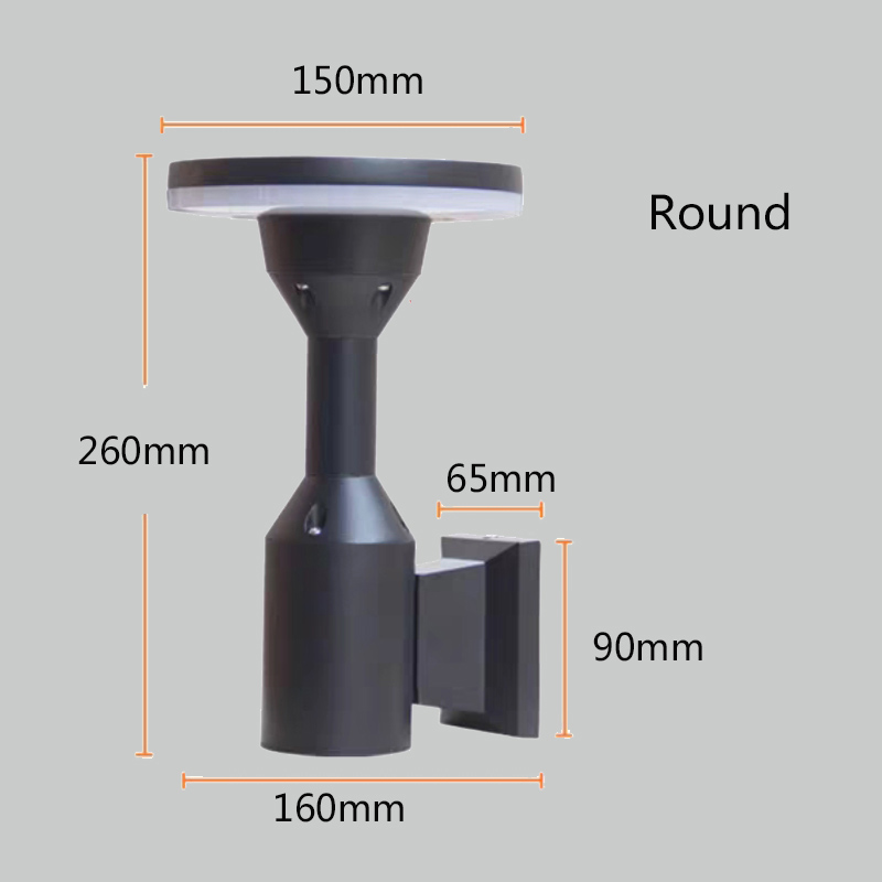 Outdoor Garden Light Led Wall Mount Lamp Decorative up and Down Lighting Wall Light for Garden