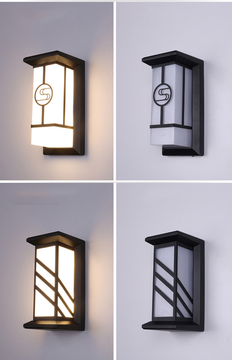 Outdoor Wall Light Waterproof Wall Lamp LED Modern Yard Landscape Garden Balcony Gate Lighting
