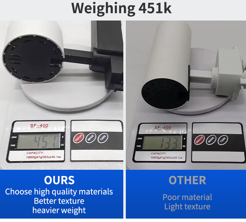 Aluminum Profiles Tracklight Unique Design Easy to Install Led Cob Track Light 18W 20W 24W Adjustable Track Lighting