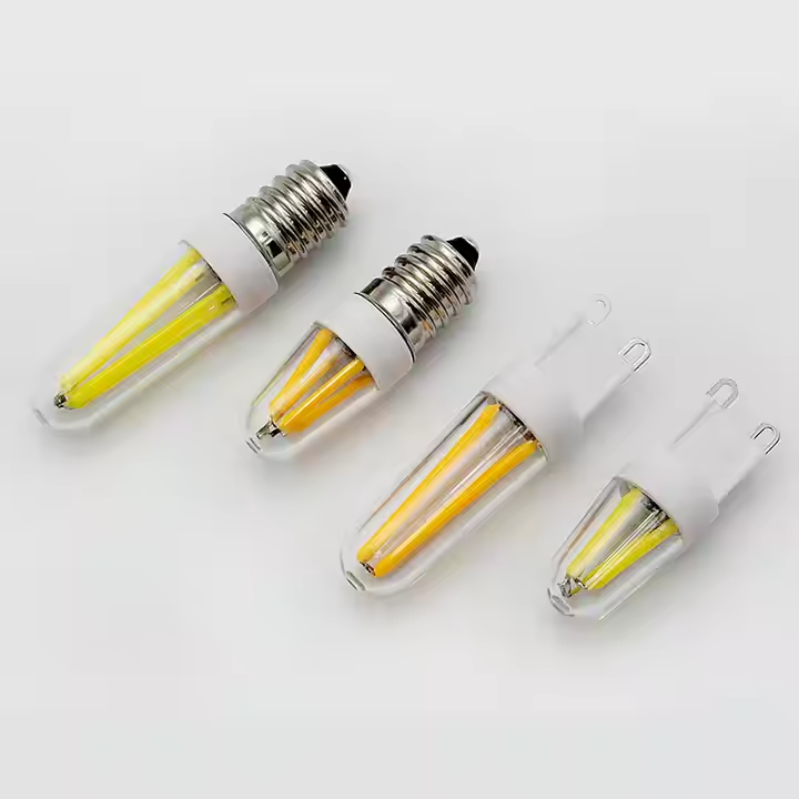 Hot Sale 2200K Dimmable Mini LED Light Bulb E14 Clear Cover Filament Source for Home Decorations Residential Use
